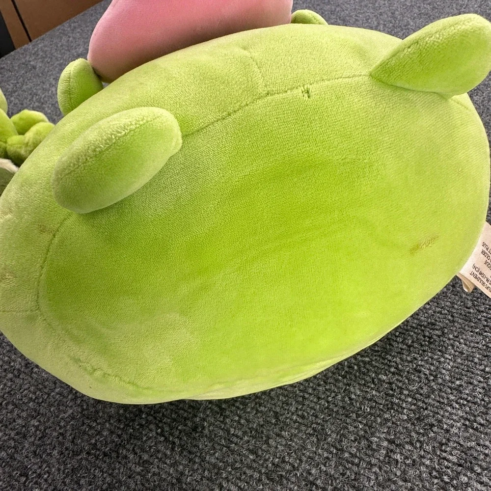Frog Lovers Plush Lot of 4 Stuffed Animals Green, Webkinz, Ganz, Frankford